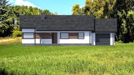 Projekt domu Planujdom 065 (ABP1084) - elewacja frontowa