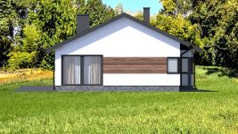 Projekt domu Planujdom 065 (ABP1084) - elewacja lewa