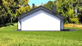 Projekt domu Planujdom 065 (ABP1084) - elewacja prawa