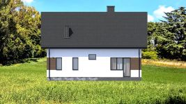 Projekt domu Planujdom 075 (ABP1081) - elewacja tylna