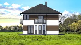 Projekt domu Planujdom 076 (ABP1079) - elewacja lewa