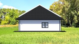 Projekt domu Planujdom 079 (ABP1077) - elewacja prawa