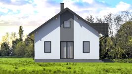 Projekt domu Planujdom 081 (ABP1076) - elewacja lewa