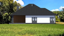 Projekt domu Planujdom 082 (ABP1075) - elewacja lewa