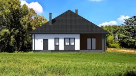 Projekt domu Planujdom 082 (ABP1075) - elewacja tylna