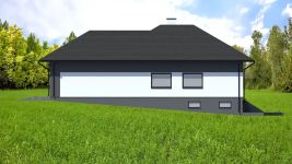 Projekt domu Planujdom 086 (ABP1074) - elewacja prawa