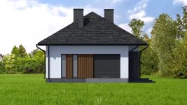 Projekt domu Planujdom 088 (ABP1073) - elewacja frontowa