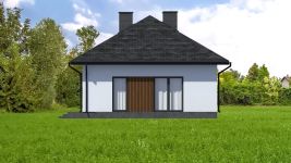 Projekt domu Planujdom 088 (ABP1073) - elewacja tylna