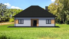 Projekt domu Planujdom 091 ver2 (ABP1072) - elewacja frontowa