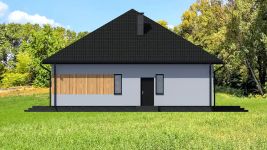Projekt domu Planujdom 091 ver2 (ABP1072) - elewacja prawa