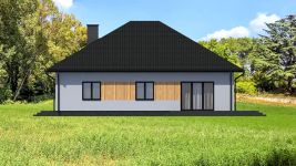 Projekt domu Planujdom 091 ver2 (ABP1072) - elewacja tylna