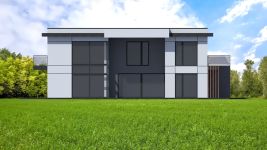 Projekt domu Planujdom 099 (ABP1071) - elewacja lewa