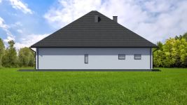 Projekt domu Planujdom 102 (ABP1069) - elewacja lewa