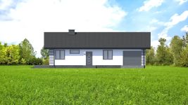 Projekt domu Planujdom 108 (ABP1064) - elewacja frontowa