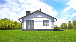 Projekt domu Planujdom 108 (ABP1064) - elewacja lewa