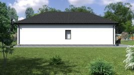 Projekt domu Planujdom 110 (ABP1058) - elewacja tylna