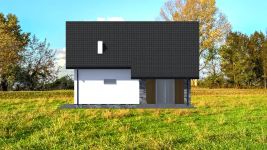 Projekt domu Planujdom 117 ver2 (ABP1056) - elewacja tylna