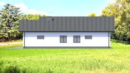 Projekt domu Planujdom 125 (ABP1051) - elewacja prawa