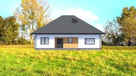 Projekt domu Planujdom 128 (ABP1050) - elewacja frontowa