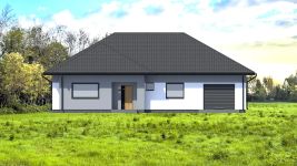 Projekt domu Planujdom 133 (ABP1048) - elewacja frontowa