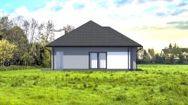 Projekt domu Planujdom 133 (ABP1048) - elewacja lewa
