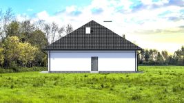 Projekt domu Planujdom 135 (ABP1046) - elewacja prawa