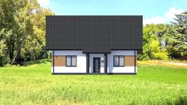 Projekt domu Planujdom 137 (ABP1044) - elewacja frontowa