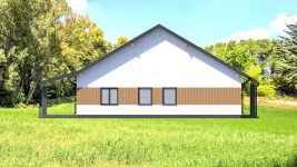Projekt domu Planujdom 137 (ABP1044) - elewacja lewa