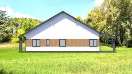 Projekt domu Planujdom 137 (ABP1044) - elewacja prawa