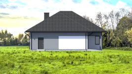 Projekt domu Planujdom 138 (ABP1042) - elewacja lewa