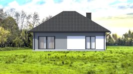 Projekt domu Planujdom 138 (ABP1042) - elewacja prawa