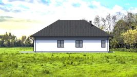 Projekt domu Planujdom 138 (ABP1042) - elewacja tylna