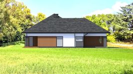 Projekt domu Planujdom 145 (ABP1036) - elewacja lewa