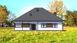 Projekt domu Planujdom 146 (ABP1043) - elewacja frontowa