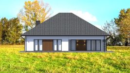Projekt domu Planujdom 146 (ABP1043) - elewacja tylna