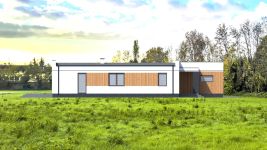 Projekt domu Planujdom 152 (ABP1041) - elewacja lewa