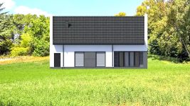 Projekt domu Planujdom 155 (ABP1040) - elewacja tylna