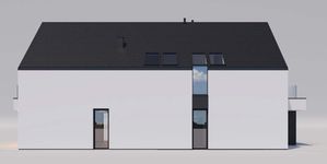 Projekt domu HomeKoncept 130 A wariant 03 (KRX1306) - elewacja prawa