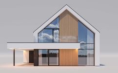 Projekt domu HomeKoncept 130 A wariant 03 (KRX1306) - elewacja tylna
