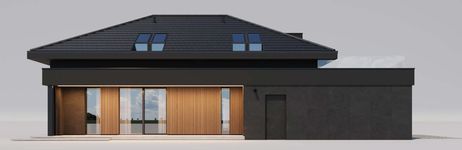 Projekt domu HomeKoncept 148 (KRX1307) - elewacja lewa