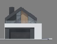 Projekt domu NewHouse 753 G2 w1 (KRZ1164) - elewacja frontowa