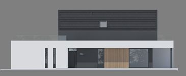 Projekt domu NewHouse 753 G2 w1 (KRZ1164) - elewacja lewa