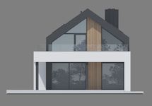 Projekt domu NewHouse 753 G2 w1 (KRZ1164) - elewacja tylna