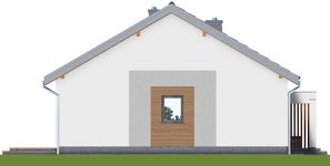Projekt domu APS 353 (LUA1707) - elewacja lewa