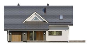 Projekt domu Fila 2 (BSE1290) - elewacja frontowa
