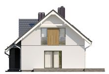 Projekt domu Fila 2 (BSE1290) - elewacja prawa