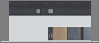 Projekt domu NewHouse 758 (KRZ1165) - elewacja prawa