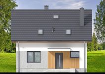 Projekt domu Dolce mini (WOF1289) - elewacja frontowa