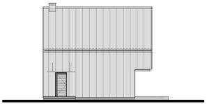 Projekt domu L-302 Weranda (SLU1064) - elewacja frontowa