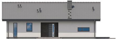 Projekt domu Ka287 Sz (PKT1358) - elewacja frontowa